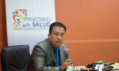 El ministro de Salud, Rodolfo Rocabado