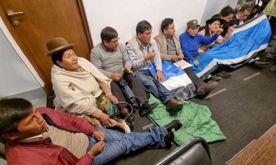 La huelga de hambre la Asamblea Legislativa.