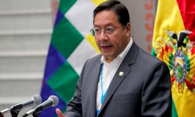 El presidente del Estado, Luis Arce