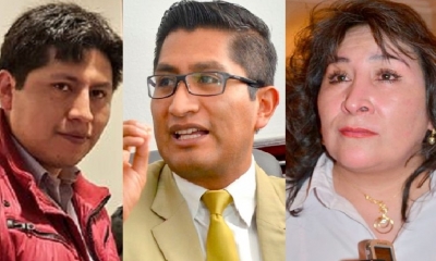 Jhiery Fernández, Edwin Blanco y Susana Boyan/Foto. Kandire