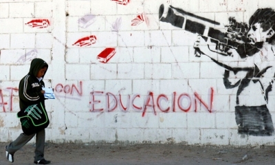 Mural en Ciudad Juárez, México.
