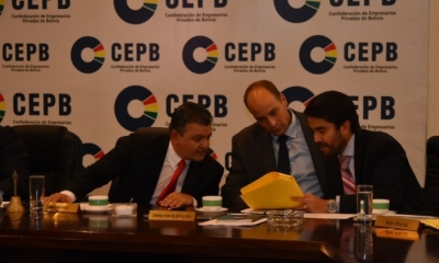 Directorio de la Confederación de Empresarios Privados de Bolivia. Foto: CEPB