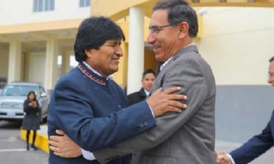 Evo Morales y Martín Vizcarra/Foto. RRSS