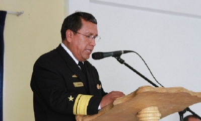 El excomandante de la Armada Boliviana, almirante Palmiro Gonzalo Jarjury. Foto: Armada - archivo