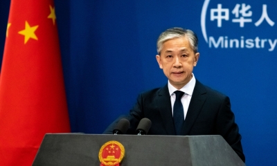 Wang Wenbin político chino, portavoz del Ministerio de Relaciones Exteriores.