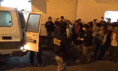 El cuerpo fue trasladado a la morgue/Foto. Captura de pantalla