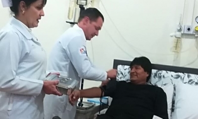 El presidente Evo Morales