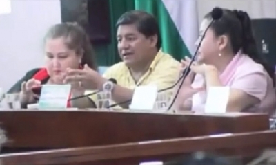 El alcalde rechazó el SUS en Santa Cruz/Foto. RRSS