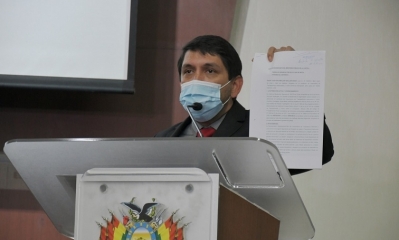El viceministro de Transparencia y Lucha Contra la Corrupción, Guido Melgar. 