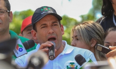 El presidente del Comité Cívico de Santa Cruz, Fernando Camacho