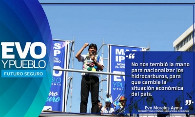 El presidente Evo Morales