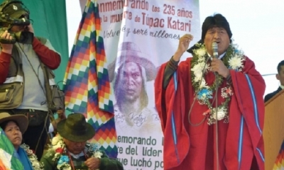 El presidente Evo Morales