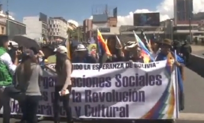 En el día internacional de la mujer, así marcharon/Foto. Captura de pantalla