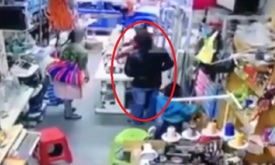 Las cámaras de seguridad captaron el momento/Foto. Captura de pantalla