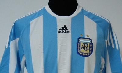 Camiseta selección de fútbol de Argentina.