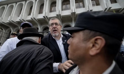 El presidente de Guatemala, Bernardo Arévalo de León 