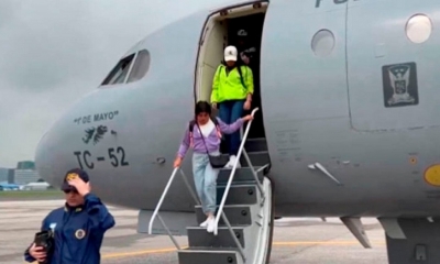 Familiares de Adolfo Macías, alias Fito siendo trasladados a Ecuador. 