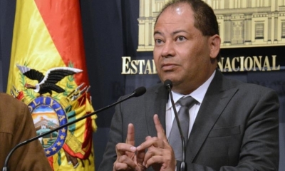 El ministro de Gobierno, Carlos Romero