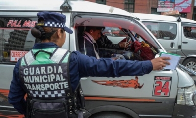 Alcaldía de La Paz presenta denuncia contra conductor que agredió a una guardia municipal.