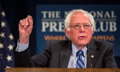 El candidato del Partido Demócrata para las elecciones presidenciales, Bernie Sanders. EFE