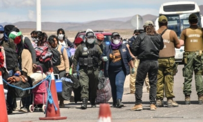 Ciudadanos bolivianos en la frontera con Chile | APG