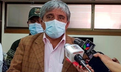 El ministro de Obras Públicas, Iván Arias