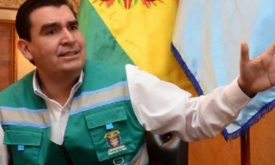 El suspendido alcalde de Cochabamba, José María Leyes. 