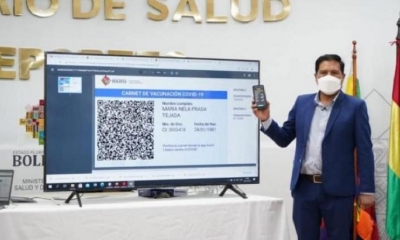 Presentación del nuevo carnet de vacunación