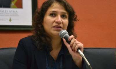 Ministra Ariana Campero/Foto. RRSS