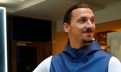 El jugador sueco Zlatan Ibrahimovic, delantero del LA Galaxy estadounidense. Foto. Reuters