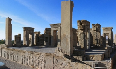 Ruínas de Persépolis en Irán.