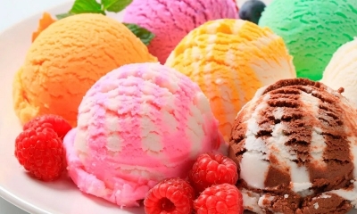Postre, helados 
