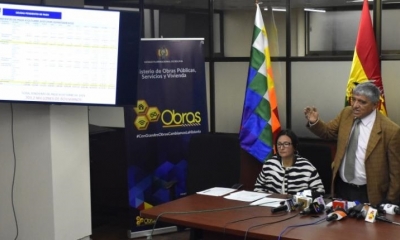 El ministro de Obras Públicas, Iván Arias. | APG