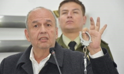 Foto / Archivo : El ministro de Gobierno, Arturo Murillo