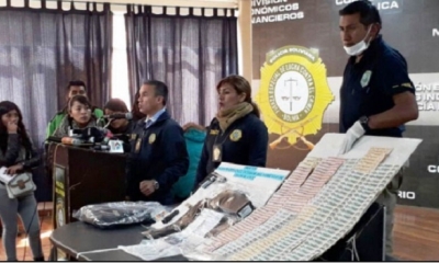 La Policía recuperó más de Bs 9 mil del asalto armado a una editorial.