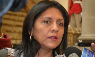 Gisela López, ministra de comunicación. Foto: Internet