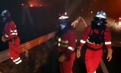 El incendio es de magnitud/Foto: RRSS