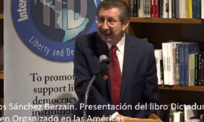 Carlos Sánchez Berzaín/Foto. Captura de pantalla