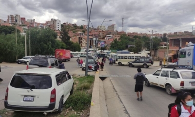El Sindicato de Micros Sucre ya protestó con una medida similar el viernes.
