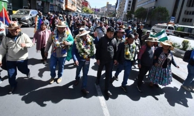 El bloque que programa el bloqueo de este lunes.