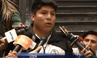 Dirigente cocalero, Leonardo Loza.