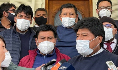 El expresidente Evo Morales