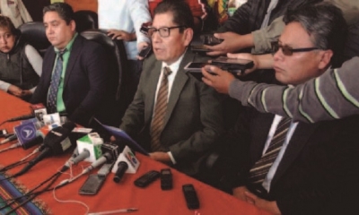 Los entonces magistrados del TCP que en 2017 cuando dieron vía libre a la reelección de Evo Morales