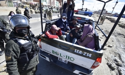 La Policía detiene a varias personas por los hechos violentos en El Alto. / Foto: APG
