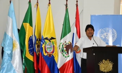 El presidente Evo Morales