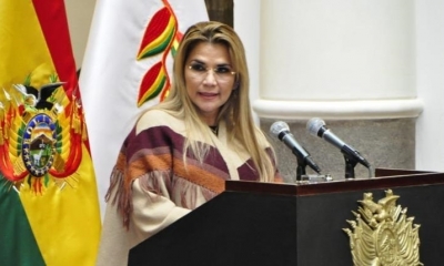 La presidenta Jeanine Áñez. | Foto archivo | ABI