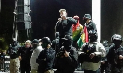 Miembros de la resistencia en el cabildo