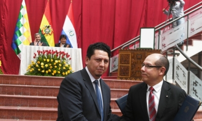 Así fue la firma del contrato comercial/Foto. AC