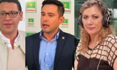 Tomás Monasterio, Gustavo Serrano y Eliane Capobianco/Foto Kandire