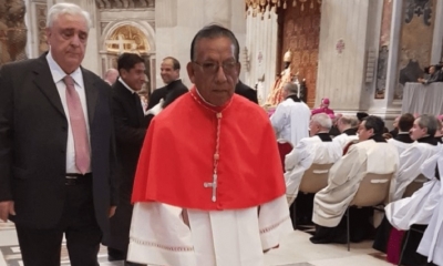 El cardenal Toribio Ticona en el Vaticano. Foto: Infodecom